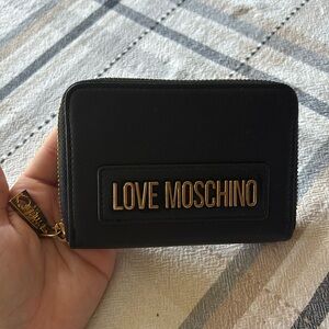 Black Moschino Wallet